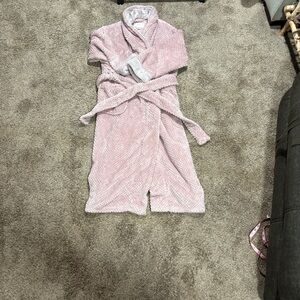 Women's Plush Pink Robe